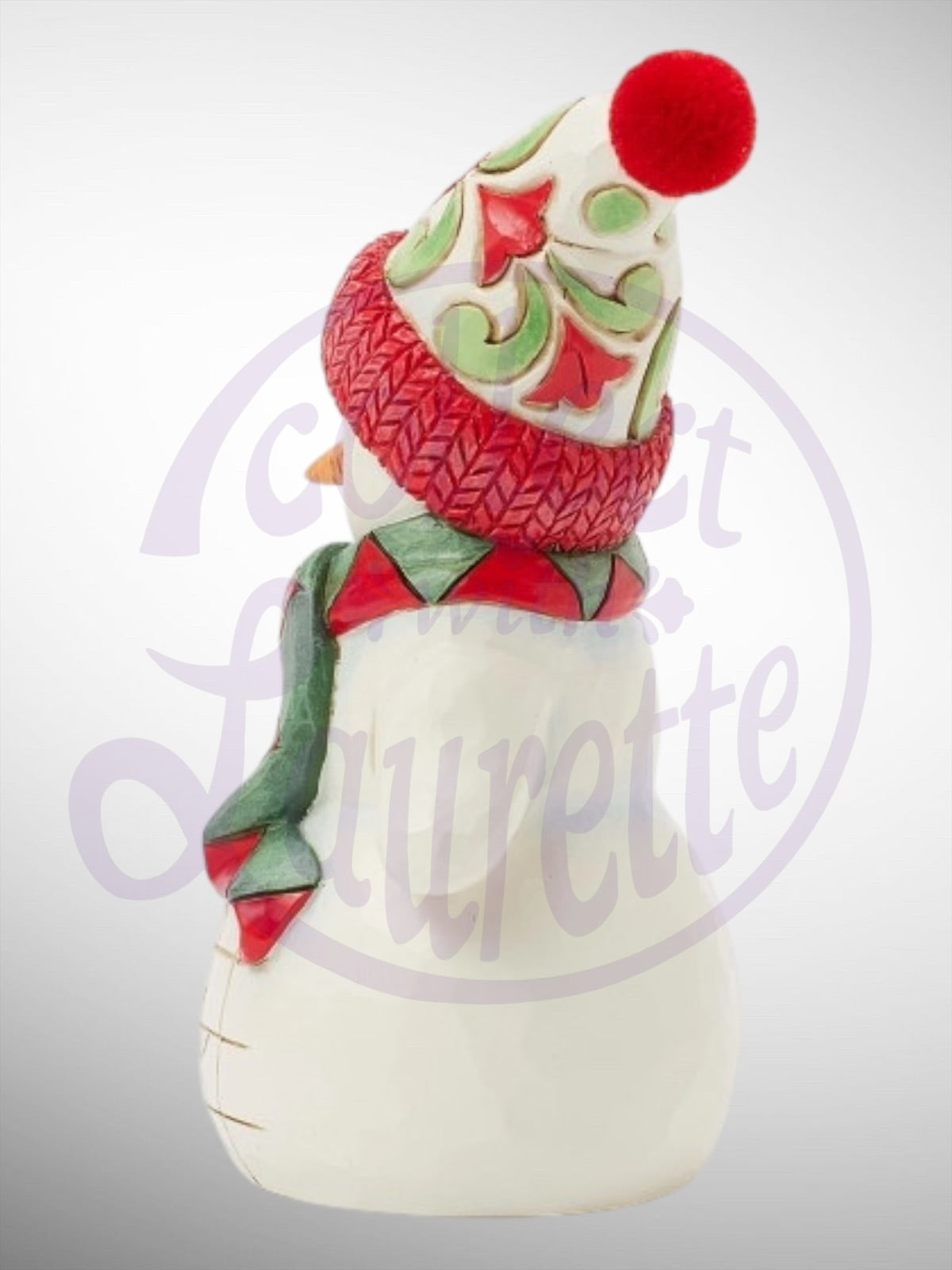 Jim Shore Heartwood Creek - Up to Snow Good Snowman Dog Pint Sized Figurine